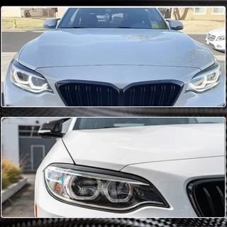 Koplampwimpers (Carbon) BMW 2-serie F22/F23 2014–2021 foto 4