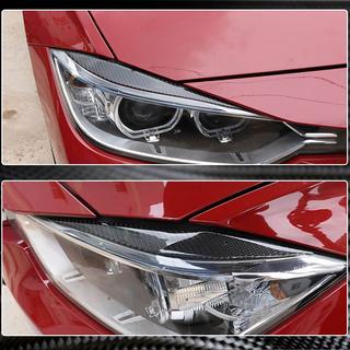 Koplampwenkbrauwen V1 (voor F30, carbon) BMW 3 Serie F30/F31 2012–2019 foto 4
