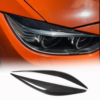 Koplampwimpers V2 (voor F30, carbon) BMW 3 Serie F30/F31 2012–2019 foto 2