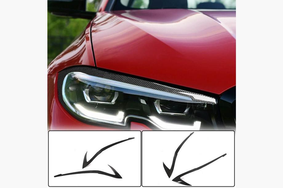 BMW 3 Serie G20/G21 2018– Koplampwimpers (2018-2022, Carbon) Image