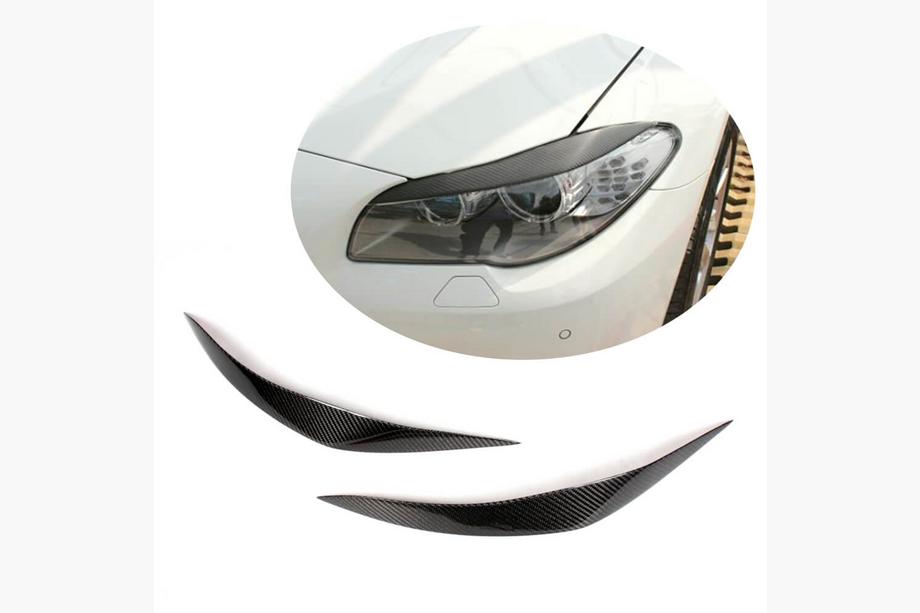 BMW 5 Serie F10/F11 2010–2016 Koplampwimpers (2010-2013, carbon) Image