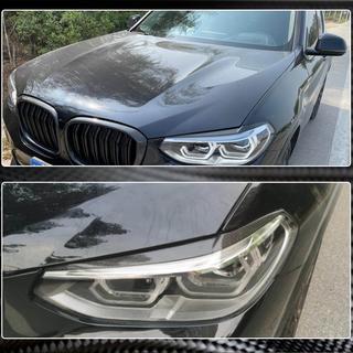 Koplampwimpers (2018-2021, Carbon) BMW X3 G01 2018– foto 4