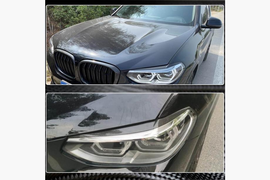 BMW X3 G01 2018– Koplampwenkbrauwen FRP V3 Foto 4