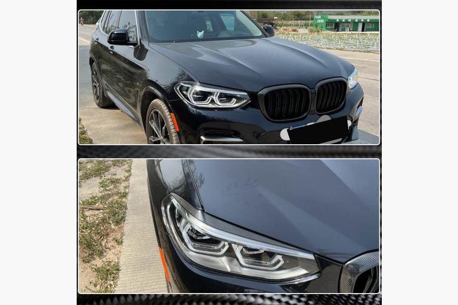 BMW X3 G01 2018– Koplampwenkbrauwen FRP V3 Foto 5