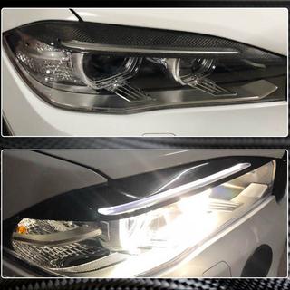 Koplampwimpers Carbon V1 BMW X6 F16 2014–2019 foto 3
