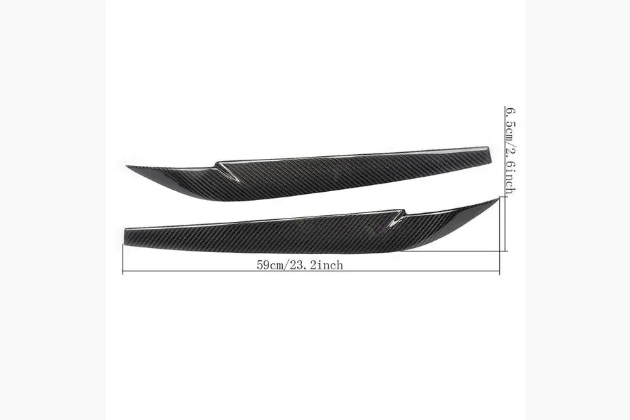 BMW X6 F16 2014–2019 Koplampwenkbrauwen droog carbon V2 Foto 6