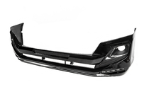 Toyota Land Cruiser Prado 150 2009–2023 Voor- en achterbumper lip spoilers Luxury (2013-2017) Zwarte kleur foto 17