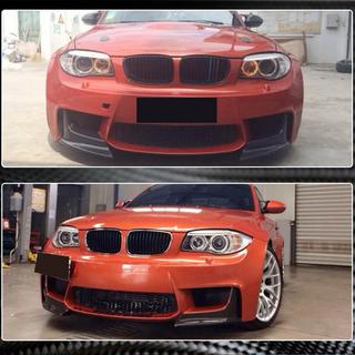 Frontbumper flaps (voor 1M E82, carbon) BMW 1 Serie E81/E82/E87/E88 2004–2011 foto 3