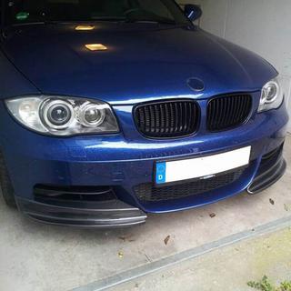 Frontbumper flaps Flap (voor E82/E88 M-Sport, carbon) BMW 1 Serie E81/E82/E87/E88 2004–2011 foto 2