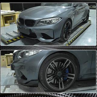 Frontbumper flaps Flap (voor F87 M2/M2C, carbon) BMW 2-serie F22/F23 2014–2021 foto 4