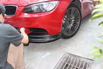 BMW 3-serie E90/E91 2005–2011 Voorbumper lip extensions Flap FRP V2 (voor E90 2008-2011 Base) foto 7