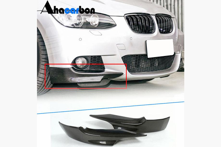 BMW 3-serie E92/E93 2006–2013 Flap lipjes voor voorbumper (voor M-Sport 2006-2009, carbon) Image