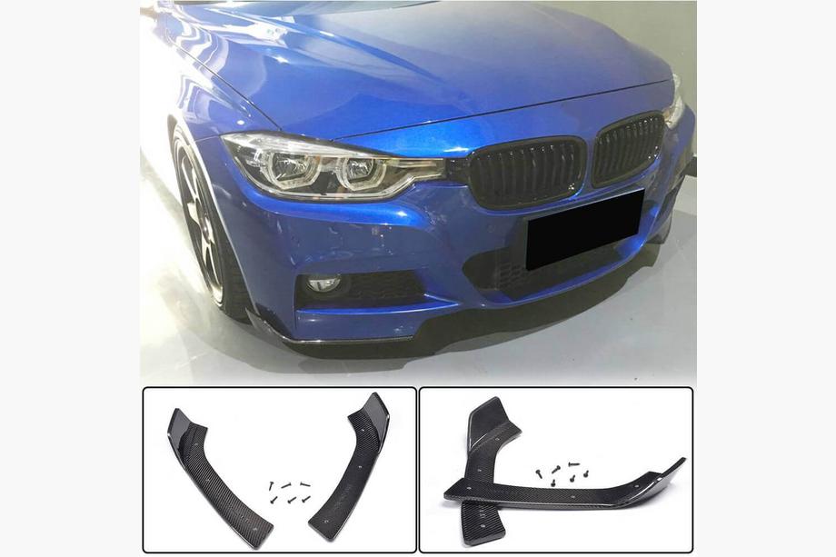 BMW 3 Serie F30/F31 2012–2019 Frontbumper flaps (voor F30 M-Sport, carbon) Image
