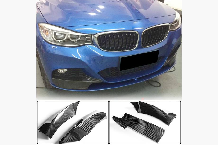 BMW 3-serie F34 2013–2020 Frontbumper flaps (voor M-Sport, carbon) Image