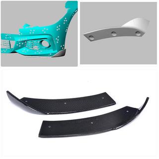 Frontbumper flaps (voor M-Sport, carbon) BMW 4 Serie F32/F33/F36 2012–2020 foto 2