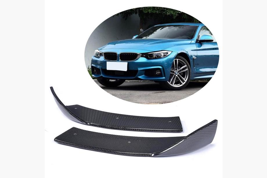 BMW 4 Serie F32/F33/F36 2012–2020 Frontbumper flaps (voor M-Sport, carbon) Image