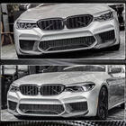 BMW 5 Serie G30/G31 2017–2023 Front bumper lip flaps Flap (voor M5 F90 2017-2020, carbon) foto 4