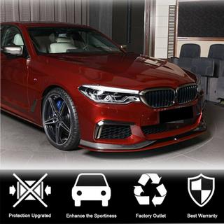 Front bumper lip Flap V3 (voor M-Sport 2017-2020, carbon) BMW 5 Serie G30/G31 2017–2023 foto 2