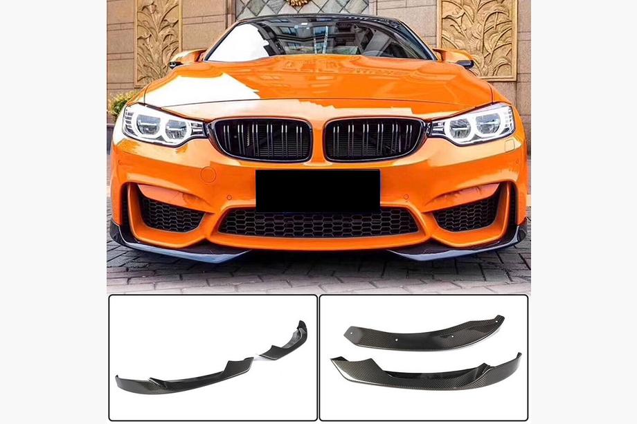 BMW 4 Serie F32/F33/F36 2012–2020 Voorbumper flaps Flap V2 (voor F82/F83, carbon) Image
