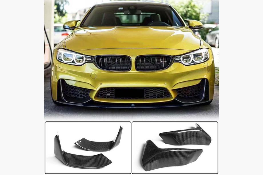 BMW 4 Serie F32/F33/F36 2012–2020 Frontsplitter lip Flap V4 (voor F82/F83, carbon) Foto 1