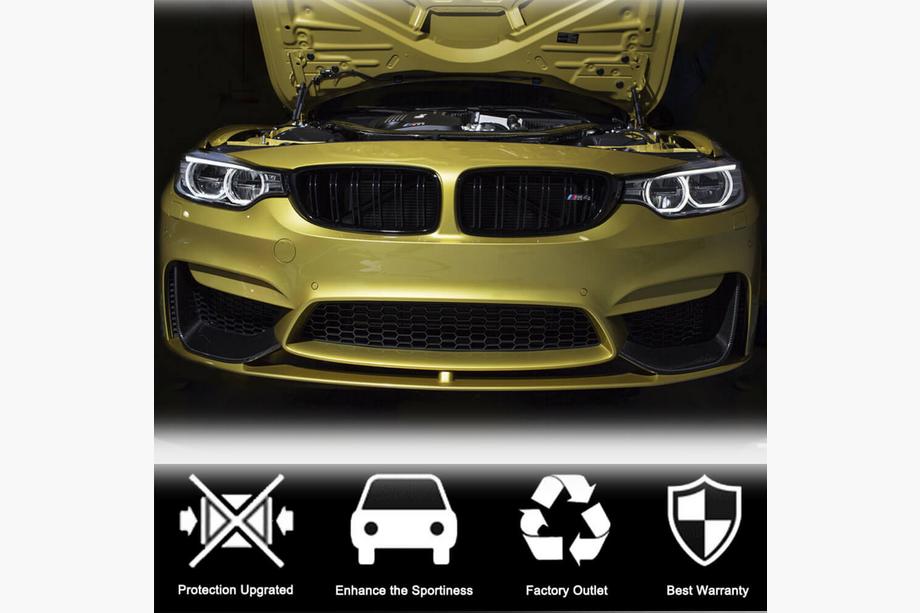 BMW 4 Serie F32/F33/F36 2012–2020 Frontsplitter lip Flap V4 (voor F82/F83, carbon) Foto 3