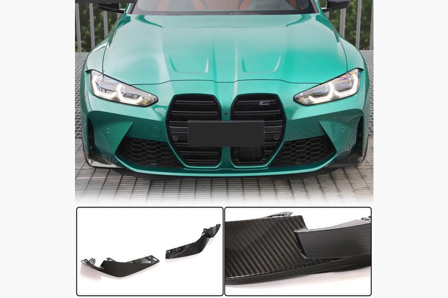 BMW 4-serie G22/23/26 2020– Frontbumper flaps Flap (voor G82/G83, carbon) Foto 1