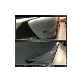 Frontbumper flaps (carbon) foto 2