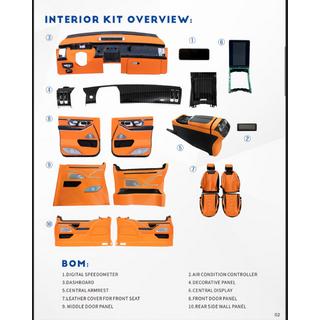 Maybach interieur upgrade set Mercedes Vito/V-klasse W447 2014–