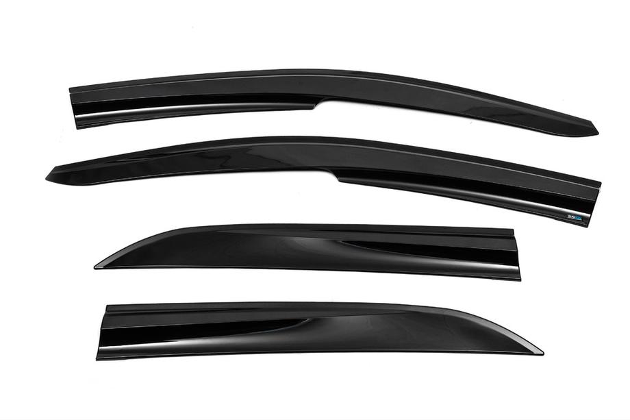 Toyota Corolla 2007–2013 Raamdeflectoren (4 stuks, Sunplex Sport) Foto 2