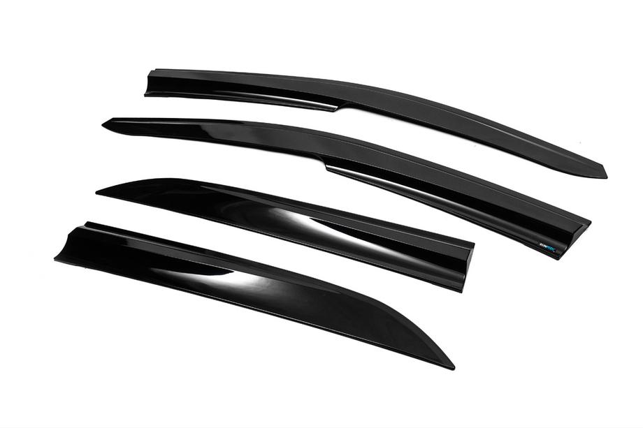 Toyota Corolla 2007–2013 Raamdeflectoren (4 stuks, Sunplex Sport) Foto 10