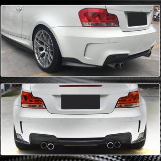 Achterbumper flaps Flap (voor E82 1M, carbon) BMW 1 Serie E81/E82/E87/E88 2004–2011 foto 4