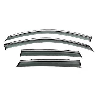 Winddeflectoren met chroomlijst Niken Luxury (HB, 4 stuks)