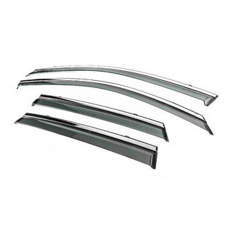 Winddeflectoren met chroomlijst Niken Luxury (HB, 4 stuks) foto 2