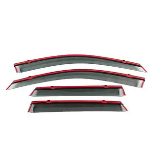 Winddeflectoren met chroomlijst Niken Luxury (HB, 4 stuks) Audi A3 2020– foto 4