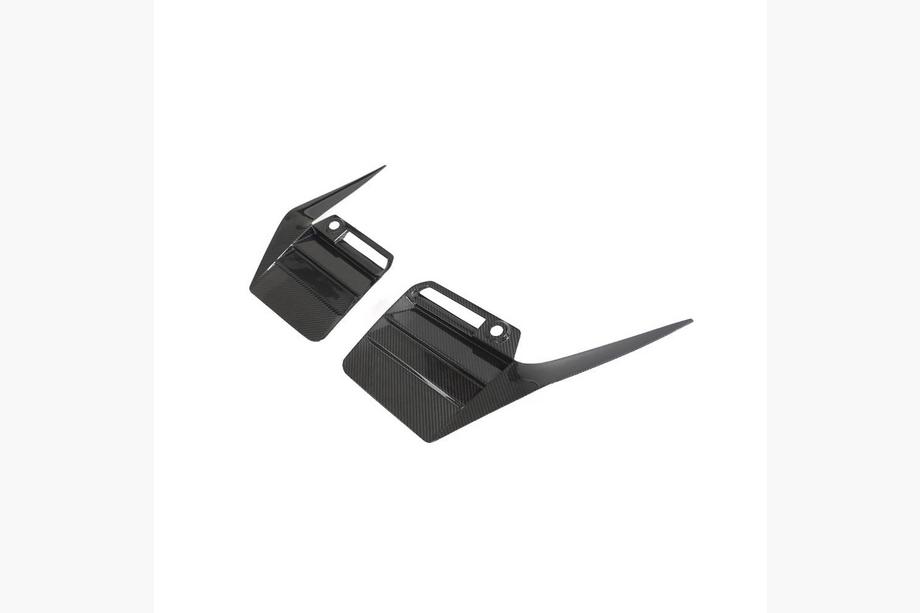 BMW 2 Serie G42 2021– Achterbumper splitters V1 (voor G87, carbon) Foto 4