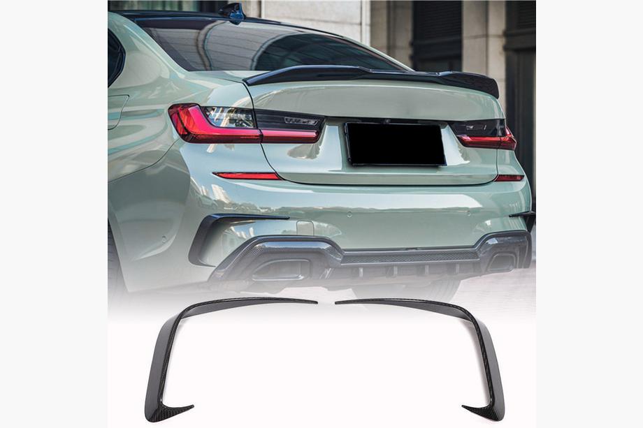BMW 3 Serie G20/G21 2018– Achterbumper flaps Flap (voor M-Sport 2018-2022, carbon) Image