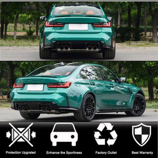 Achterbumper flaps Flap V1 (voor G80, carbon) BMW 3 Serie G20/G21 2018– foto 2
