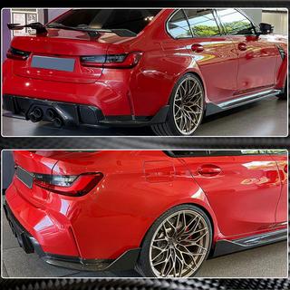 Achterbumper flaps Flap V2 (voor G80, carbon) BMW 3 Serie G20/G21 2018– foto 3