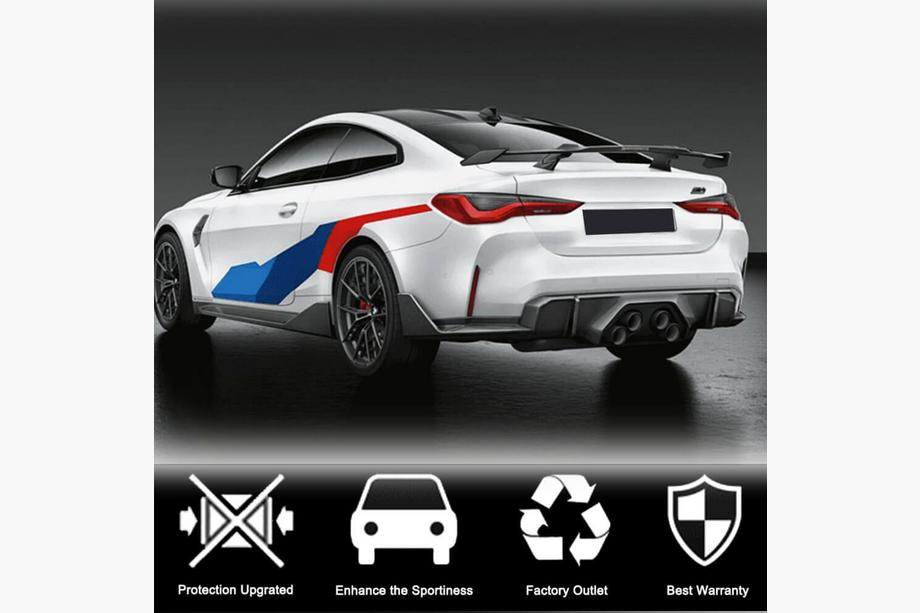 BMW 4-serie G22/23/26 2020– Achterbumper flaps Flap V2 (voor G82/G83) Foto 3