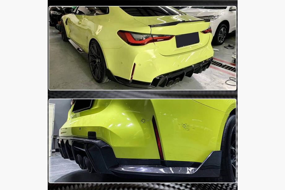 BMW 4-serie G22/23/26 2020– Achterbumper flaps Flap V2 (voor G82/G83) Foto 5