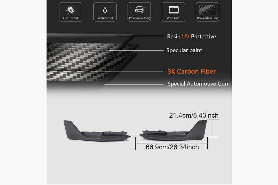 BMW 4-serie G22/23/26 2020– Achterbumper flaps Flap V2 (voor G82/G83) Foto 6