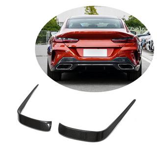 Aerodynamische achterbumper inzetstukken V1 (voor M-Sport, carbon) BMW 8-serie G14/G15/G16 2018– foto 1