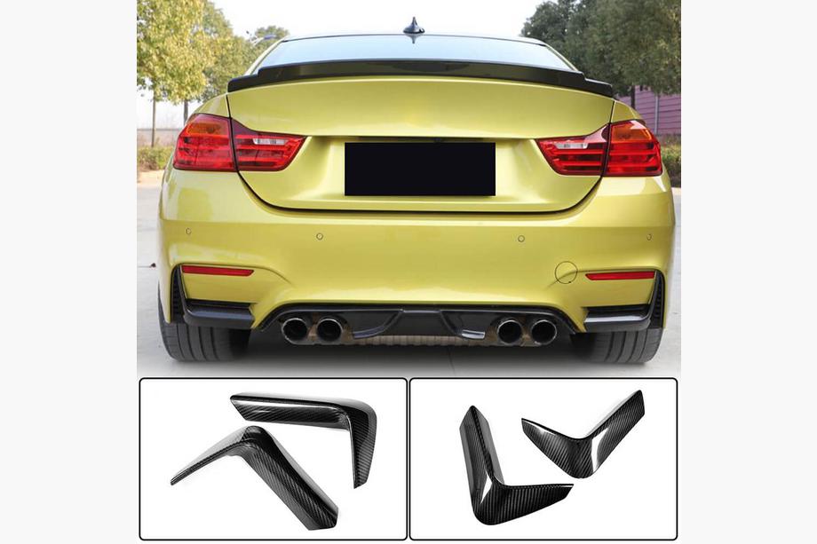 BMW 4 Serie F32/F33/F36 2012–2020 Achterbumper flaps Flap V2 (voor F82/F83) Foto 1