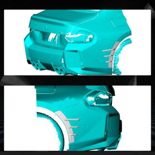 Aerodynamische achterbumper inzetstukken (voor G87, carbon) BMW 2 Serie G42 2021– foto 2