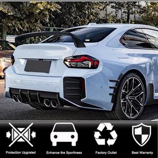Achterbumper splitters V2 (voor G87, Carbon) BMW 2 Serie G42 2021– foto 2