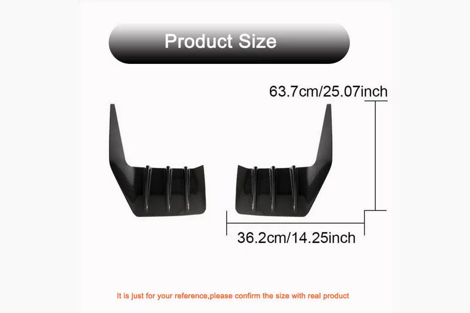 BMW 2 Serie G42 2021– Achterbumper splitters V2 (voor G87, Carbon) Foto 5