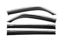 Mitsubishi Pajero Wagon III 1999–2006 Windschermen met chromen sierlijst Niken Luxury (4 stuks) foto 1