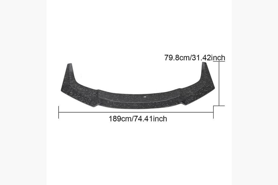 Lamborghini Huracan 2014– Voorbumper lip Lip V1 (droog carbon) Image