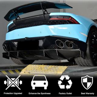Achterbumper diffuser V1 (Carbon) foto 2