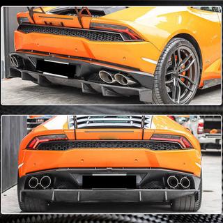 Achterbumper diffuser V1 (Carbon) foto 3